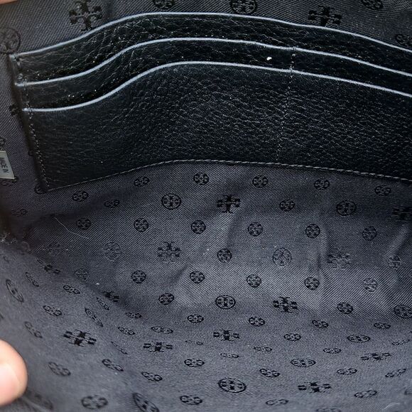 Tory Burch Black Leather Crossbody Bag with Gold Hardware - Picture 5 of 6